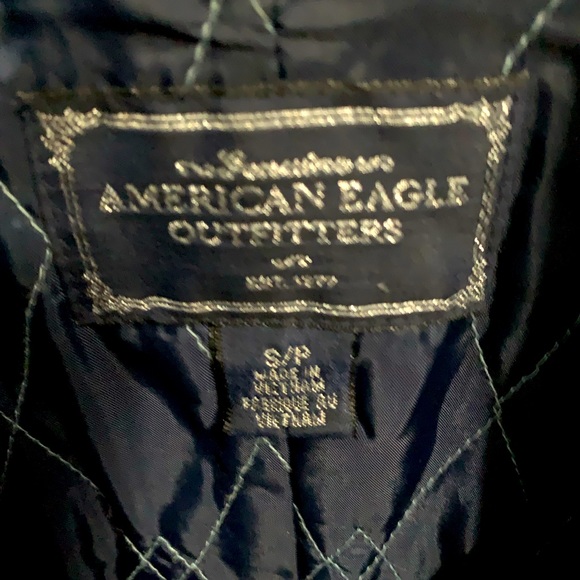 American Eagle Peacoat size small in navy blue - Picture 3 of 3